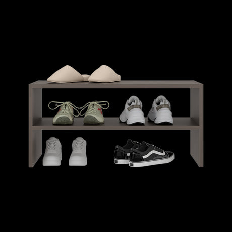 Zapatero Silpa Milan 71.8x34.9cm Horizontal para Cuatro Pares y de Dos Niveles - ZAPATEROS | Bylmo