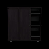 Zapatero Houck Wengue 86.5x91.5cm Horizontal para Nueve Pares y de Tres Niveles - ZAPATEROS | Bylmo