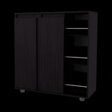 Zapatero Houck Wengue 86.5x91.5cm Horizontal para Nueve Pares y de Tres Niveles - ZAPATEROS | Bylmo