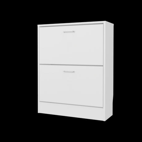 Zapatero Inola Blanco 63x80cm Horizontal para Doce Pares y de Tres Niveles - ZAPATEROS | Bylmo