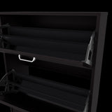 Zapatero Inola Wengue 63x80cm Horizontal para Doce Pares y de Tres Niveles - ZAPATEROS | Bylmo
