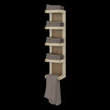 Toallero de Pared Flotante Arlington Fresno Europeo 20x79cm con Cuatro Entrepaños - OTROS MUEBLES PARA BANHO | Bylmo