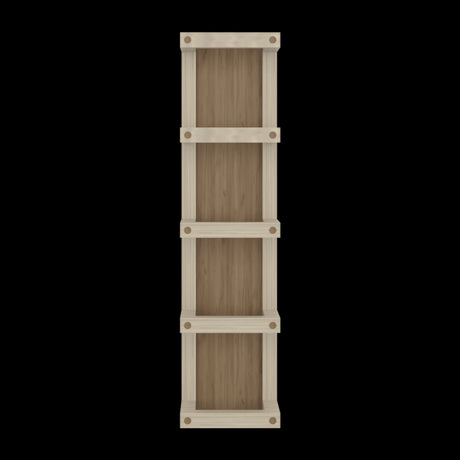 Toallero de Pared Flotante Arlington Fresno Europeo 20x79cm con Cuatro Entrepaños - OTROS MUEBLES PARA BANHO | Bylmo
