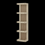 Toallero de Pared Flotante Arlington Fresno Europeo 20x79cm con Cuatro Entrepaños - OTROS MUEBLES PARA BANHO | Bylmo