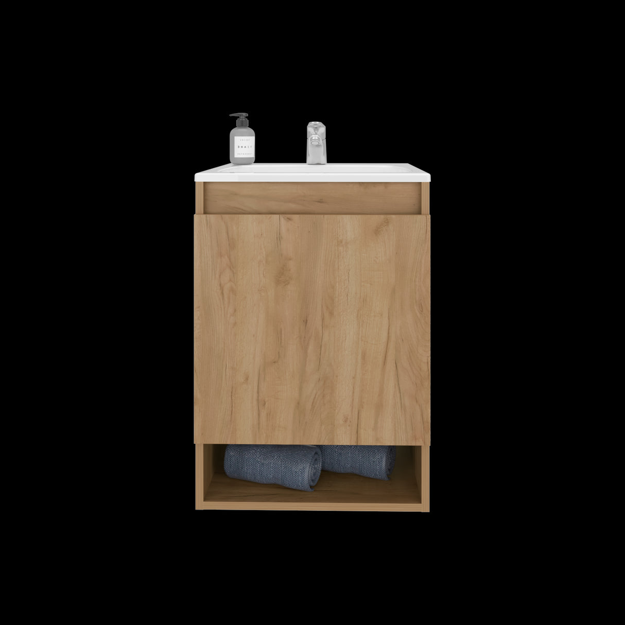 Mueble para Lavamanos Flotante Nissi Fresno Europeo 44.8x63cm Individual con Lavamanos - MUEBLES PARA LAVAMANOS | Bylmo