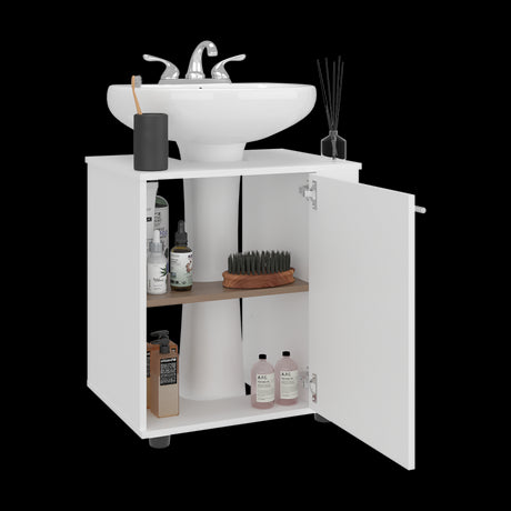 Mueble para Lavamanos Phillips Blanco 56x62.1cm Individual sin Lavamanos - MUEBLES PARA LAVAMANOS | Bylmo