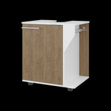 Mueble para Lavamanos Phillips Blanco y Fresno Europeo 56x62.1cm Individual sin Lavamanos - MUEBLES PARA LAVAMANOS | Bylmo