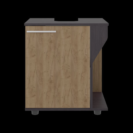 Mueble para Lavamanos Phillips Wengue y Fresno Europeo 56x62.1cm Individual sin Lavamanos - MUEBLES PARA LAVAMANOS | Bylmo