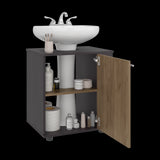 Mueble para Lavamanos Phillips Wengue y Fresno Europeo 56x62.1cm Individual sin Lavamanos - MUEBLES PARA LAVAMANOS | Bylmo