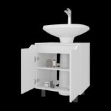 Mueble para Lavamanos Marlo Blanco 55x63cm Individual sin Lavamanos - MUEBLES PARA LAVAMANOS | Bylmo