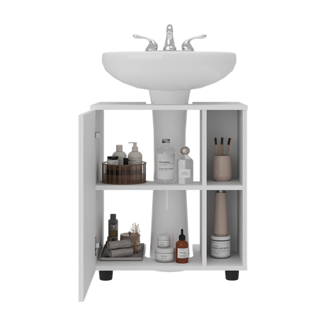 Mueble para Lavamanos Pascuale Blanco 55x62cm Individual sin Lavamanos - MUEBLES PARA LAVAMANOS | Bylmo