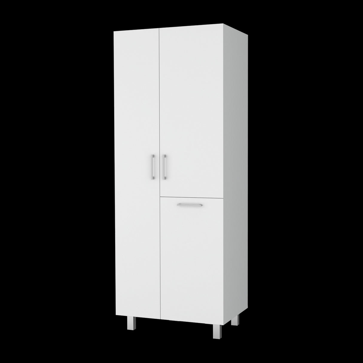 Armario de Aseo Iris Blanco 68.1x180cm Con Tres Puertas - MUEBLES DE ASEO Y ROPAS | Bylmo