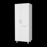 Armario de Aseo Iris Blanco 68.1x180cm Con Tres Puertas - MUEBLES DE ASEO Y ROPAS | Bylmo
