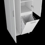 Armario de Aseo Iris Blanco 68.1x180cm Con Tres Puertas - MUEBLES DE ASEO Y ROPAS | Bylmo
