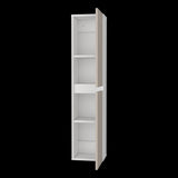 Armario de Aseo Capri y Blanco 25x110cm Con Dos Puertas - MUEBLES DE ASEO Y ROPAS | Bylmo