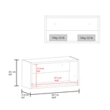 Armario de Aseo Elsah Blanco 50.7x25.1cm Con Una Puerta - MUEBLES DE ASEO Y ROPAS | Bylmo