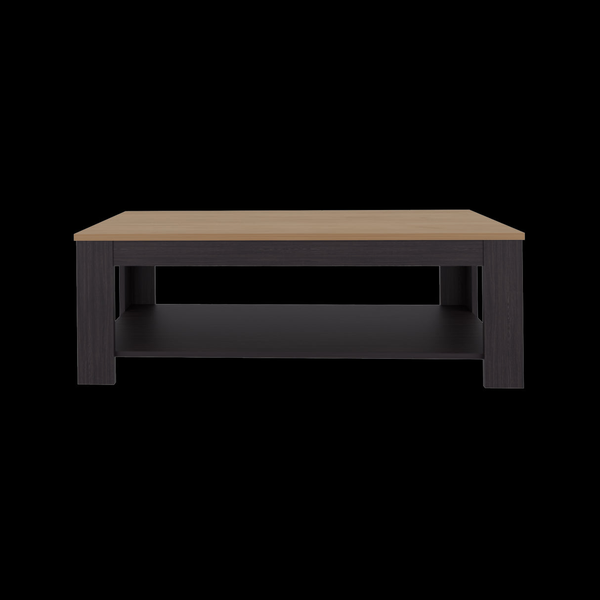 Mesa de Centro Cecil Wengue Fresno 120x41.2cm Rectangular con Patas - MESAS DE CENTRO | Bylmo