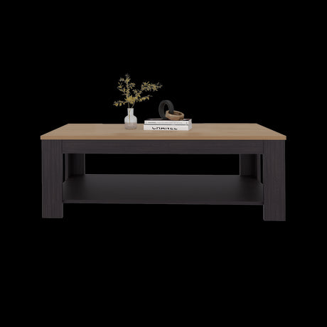 Mesa de Centro Cecil Wengue Fresno 120x41.2cm Rectangular con Patas - MESAS DE CENTRO | Bylmo