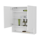 Gabinete de Baño Blanco 63.1x65.6cm Rectangular con Dos Puertas - GABINETES DE BANHO | Bylmo