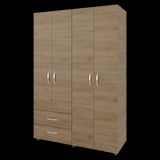 Closet Ankora Basic Fresno Europeo 120x180cm con Dos Cajones y Seis Compartimientos - CLOSETS | Bylmo