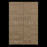Closet Ankora Basic Fresno Europeo 120x180cm con Dos Cajones y Seis Compartimientos - CLOSETS | Bylmo
