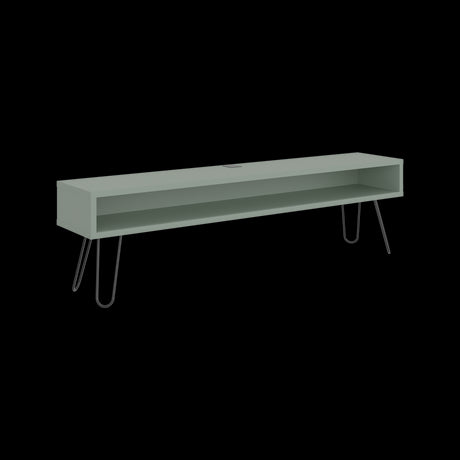 Rack de TV Luft Agave 180x49.5cm para TV Hasta 75" Pulgadas con Un Compartimiento - MUEBLES DE TV | Bylmo