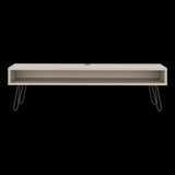 Rack de TV Luft Ceniza 180x49.5cm para TV Hasta 75" Pulgadas con Un Compartimiento - MUEBLES DE TV | Bylmo