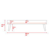 Rack de TV Luft Ceniza 180x49.5cm para TV Hasta 75" Pulgadas con Un Compartimiento - MUEBLES DE TV | Bylmo
