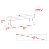Rack de TV Luft Miel 180x49.5cm para TV Hasta 75" Pulgadas con Un Compartimiento - MUEBLES DE TV | Bylmo