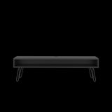 Rack de TV Luft Wengue 180x49.5cm para TV Hasta 75" Pulgadas con Un Compartimiento - MUEBLES DE TV | Bylmo