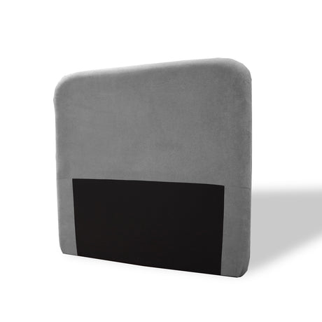 Cabecero de Piso Comfort Gris 100x125cm Abullonado para Cama Sencilla - CABECEROS | Bylmo