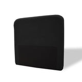 Cabecero de Piso Comfort Negro 120x125cm Abullonado para Cama Semidoble - CABECEROS | Bylmo