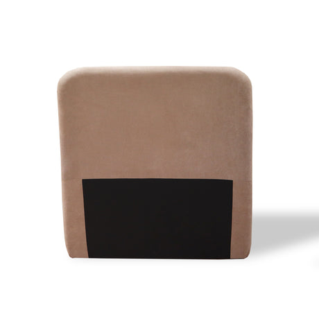 Cabecero de Piso Comfort Camel 140x125cm Abullonado para Cama Doble - CABECEROS | Bylmo