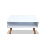 Mesa de Centro Porto Marron Claro 70x37cm Cuadrado - MESAS DE CENTRO | Bylmo