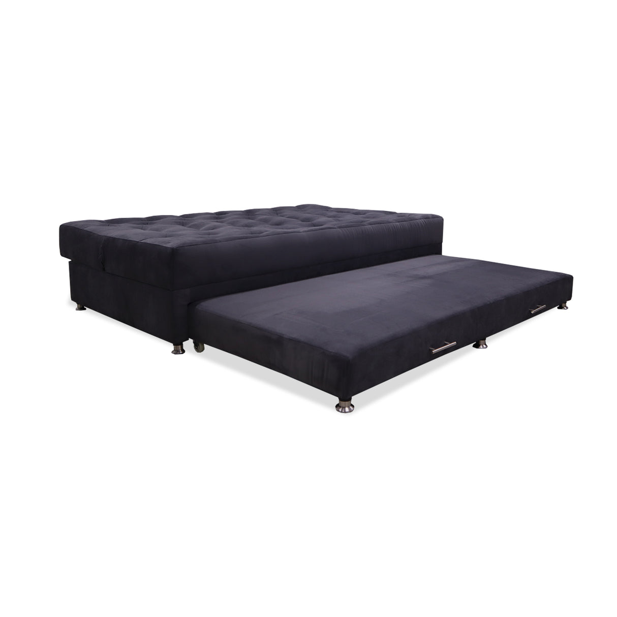 Sofacama Aston Gris 190x95cm de Tres Puestos Reclinable Antifluido y sin Apoya Brazos - SOFAS Y POLTRONAS | Bylmo