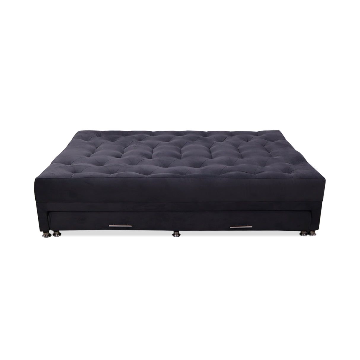Sofacama Aston Gris 190x95cm de Tres Puestos Reclinable Antifluido y sin Apoya Brazos - SOFAS Y POLTRONAS | Bylmo