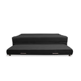 Sofacama Ferreira Negro 190x95cm de Tres Puestos Reclinable Antifluido y sin Apoya Brazos - SOFAS Y POLTRONAS | Bylmo