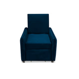 Silla Multipropósito Napoli Azul Petróleo 75x94cm de Un Puesto Reclinable Antifluido y sin Apoya Brazos - SOFAS Y POLTRONAS | Bylmo