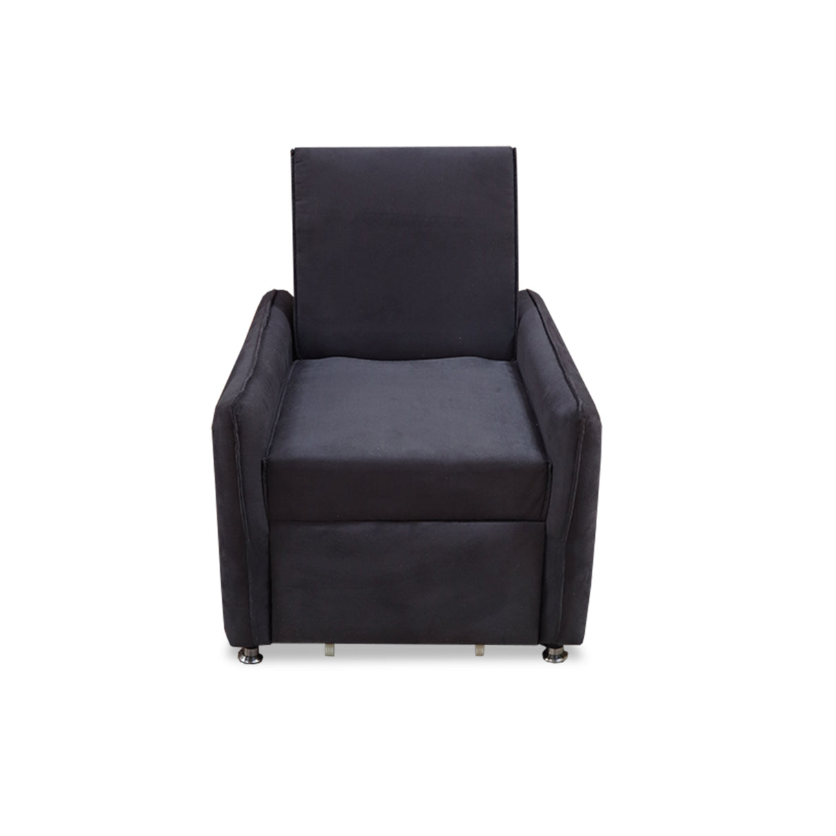 Silla Multipropósito Napoli Gris 75x94cm de Un Puesto Reclinable Antifluido y sin Apoya Brazos - SOFAS Y POLTRONAS | Bylmo