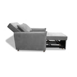 Silla Multipropósito Napoli Plata 75x94cm de Un Puesto Reclinable Antifluido y sin Apoya Brazos - SOFAS Y POLTRONAS | Bylmo