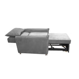 Silla Multipropósito Napoli Plata 75x94cm de Un Puesto Reclinable Antifluido y sin Apoya Brazos - SOFAS Y POLTRONAS | Bylmo