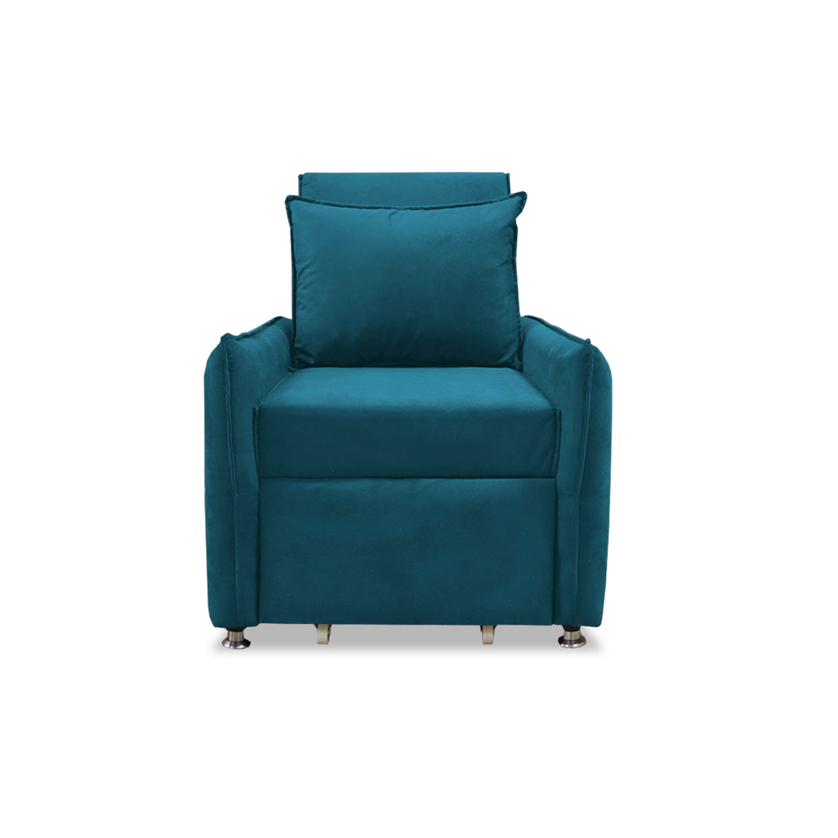 Silla Multipropósito Napoli Turquesa 75x94cm de Un Puesto Reclinable Antifluido y sin Apoya Brazos - SOFAS Y POLTRONAS | Bylmo