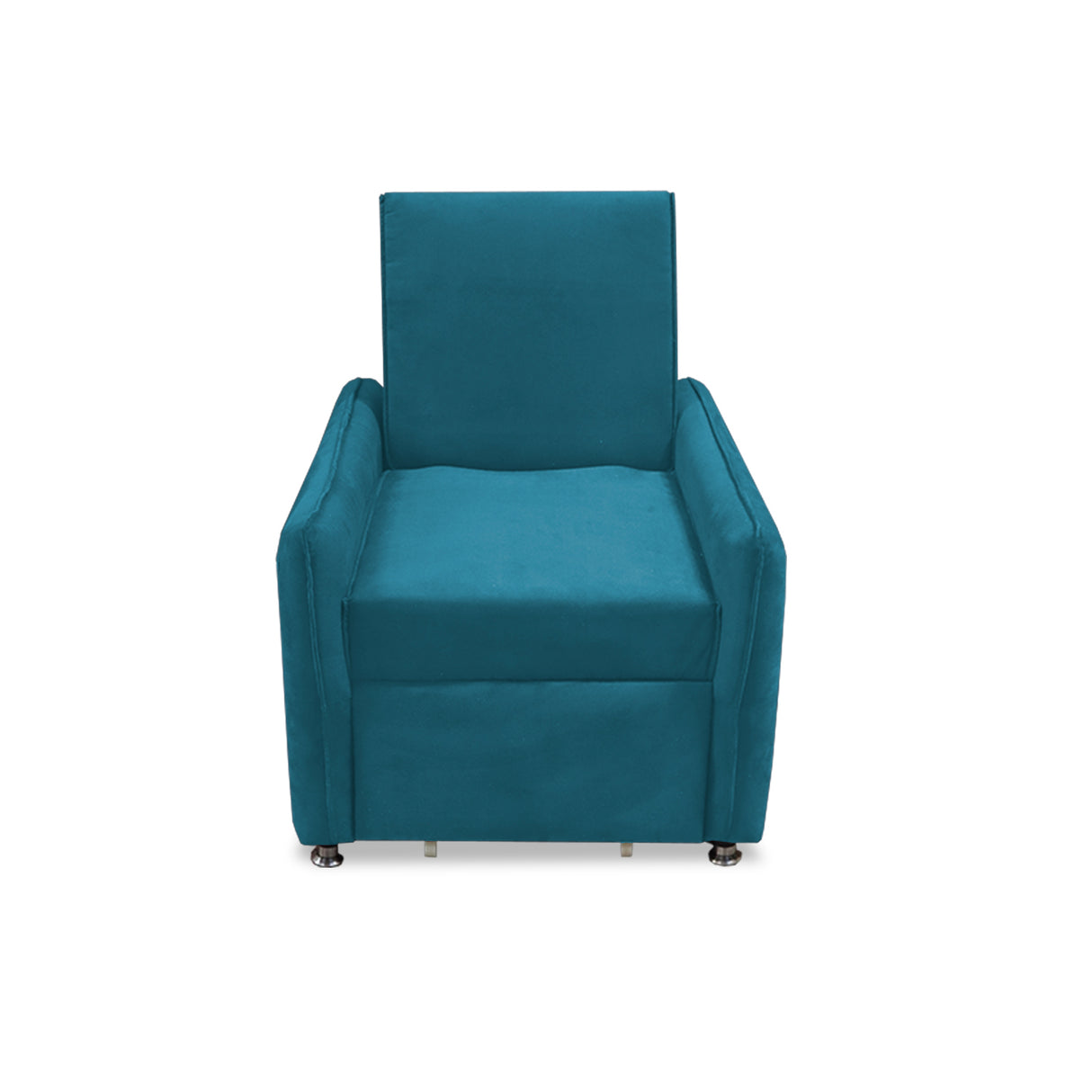 Silla Multipropósito Napoli Turquesa 75x94cm de Un Puesto Reclinable Antifluido y sin Apoya Brazos - SOFAS Y POLTRONAS | Bylmo