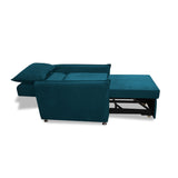 Silla Multipropósito Napoli Turquesa 75x94cm de Un Puesto Reclinable Antifluido y sin Apoya Brazos - SOFAS Y POLTRONAS | Bylmo