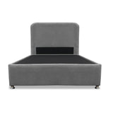 Combo Base Cama y Cabecero Comfort Gris para Cama Sencilla 100 X 190 Cm con Patas - CAMAS | Bylmo