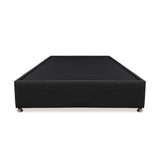 Base Cama Graf Negro para Cama Semidoble 120 X 190 Cm con Patas - CAMAS | Bylmo