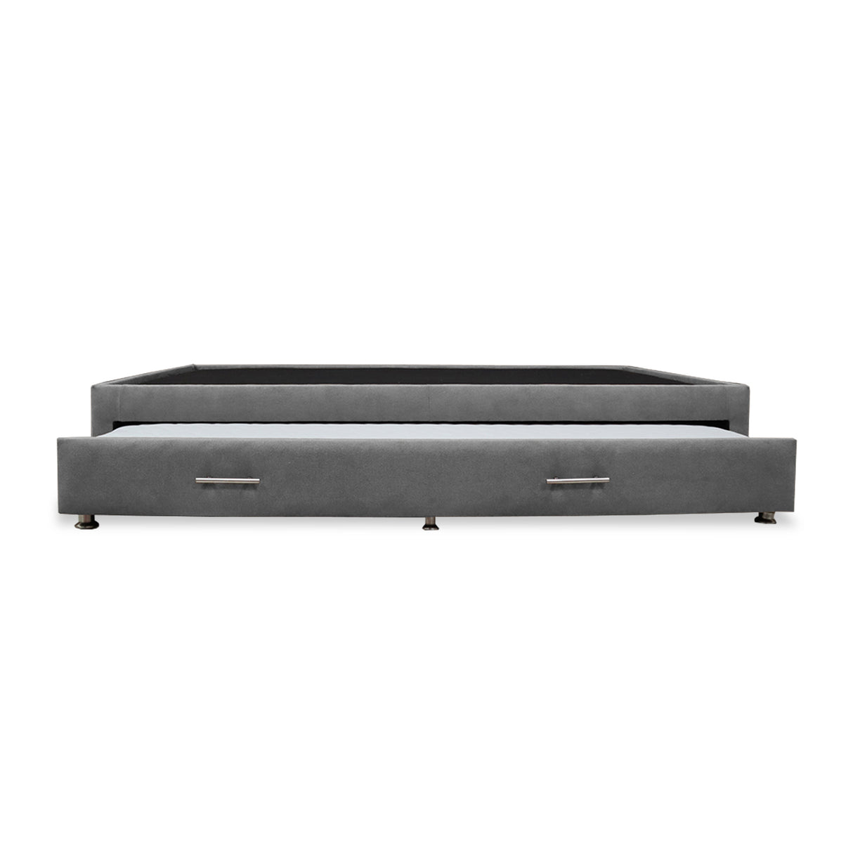 Cama Tarima Nido Comfort Gris para Cama Sencilla 100 X 190 Cm con Patas - CAMAS | Bylmo