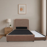 Combo Cama Tarima Nido y Cabecero Comfort Camel para Cama Semidoble 120 X 190 Cm con Patas - CAMAS | Bylmo