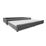 Cama Tarima Nido Comfort Gris para Cama Doble 140 X 190 Cm con Patas - CAMAS | Bylmo