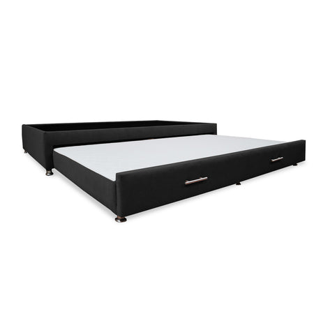 Cama Tarima Nido Comfort Negro para Cama Doble 140 X 190 Cm con Patas - CAMAS | Bylmo